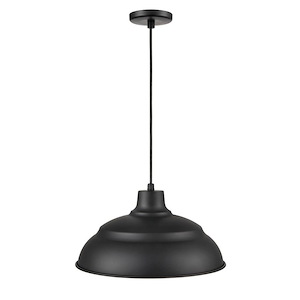 R Series - 11W 1 LED Pendant-9.25 Inches Tall and 17 Inches Wide - 1090412