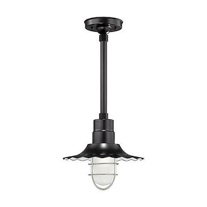 R Series - 1 Light Radial Wave Shade-11.25 Inches Tall and 12 Inches Wide - 708713