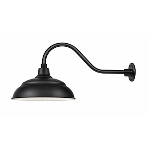 R Series 1-Light Wall Light 14.5 Inches Tall and 17 Inches Wide