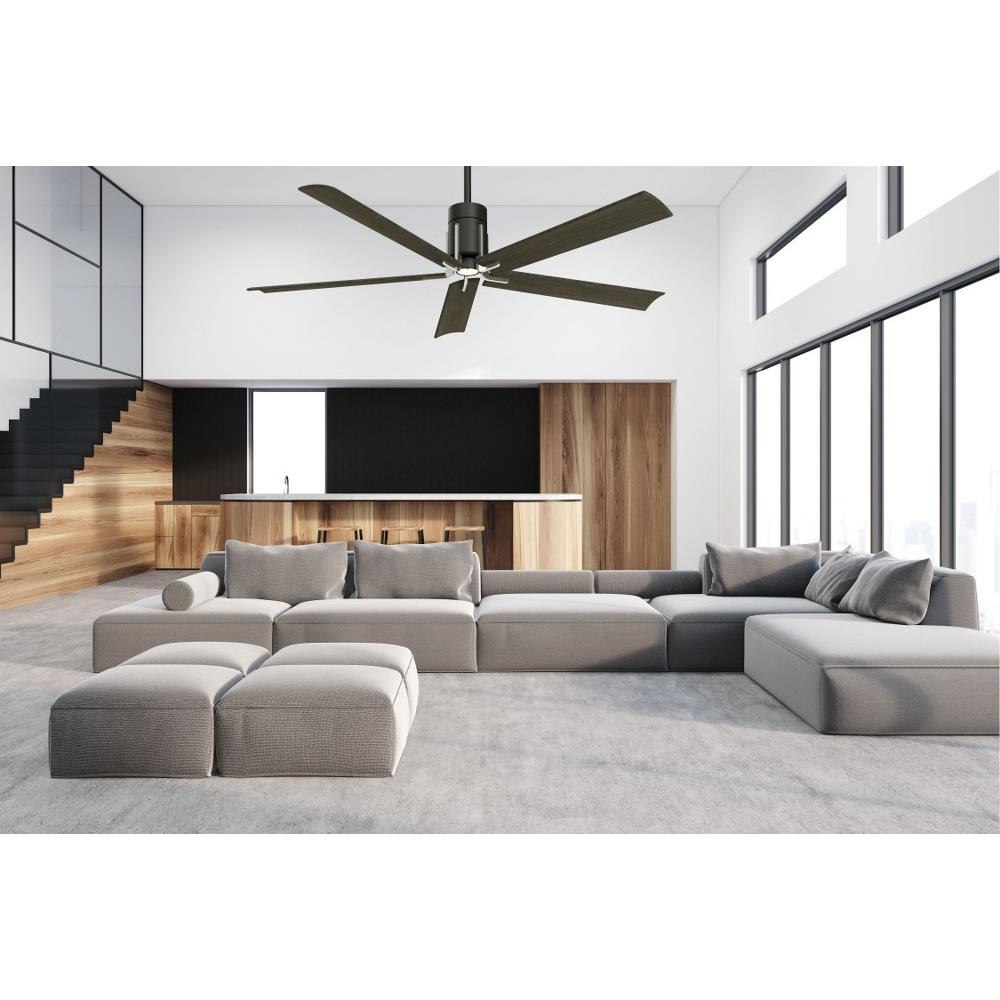 Minka Aire Fans F684L Clean Ceiling Fan with Light Kit in  Transitional Style 16.5 inches tall by 60 inches wide