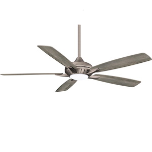 Dyno Xl - Smart Ceiling Fan With Light kit in Traditional Style - 15.51 inches tall by 60 inches wide