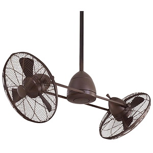 Gyro - Ceiling Fan with Light Kit in Contemporary Style - 18.5 inches tall by 42 inches wide - 536201