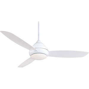 Concept I - Ceiling Fan with Light Kit in Traditional Style - 18.5 inches tall by 58 inches wide - 675424