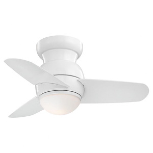 Spacesaver - Ceiling Fan with Light Kit in Traditional Style - 11 inches tall by 26 inches wide