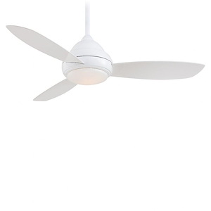 Concept I - Ceiling Fan with Light Kit in Traditional Style - 17.5 inches tall by 52 inches wide - 621149