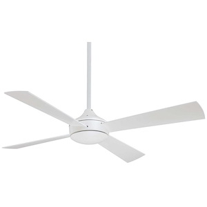 Aluma - Ceiling Fan with Light Kit in Contemporary Style - 15.75 inches tall by 52 inches wide