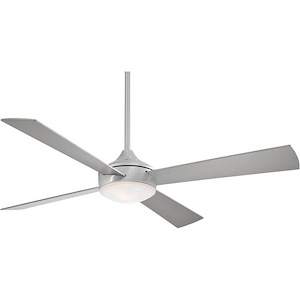 Aluma - 4 Blade Ceiling Fan with Light Kit-15.75 Inches Tall and 52 Inches Wide