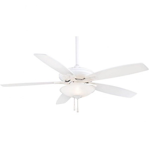 Mojo - 5 Blade Ceiling Fan with Light Kit-17.8 Inches Tall and 52 Inches Wide