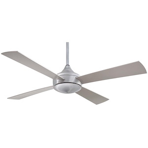 Aluma - Outdoor Ceiling Fan with Light Kit in Contemporary Style - 14 inches tall by 52 inches wide - 536193