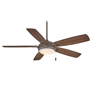 Lun-Aire - LED Ceiling Fan in Transitional Style - 15.25 inches tall by 54 inches wide