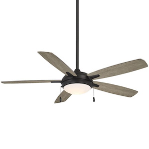 Lun-Aire - 5 Blade Ceiling Fan with Light Kit-15.25 Inches Tall and 54 Inches Wide - 1118617