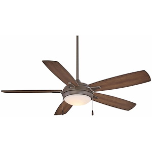 Lun-Aire - LED Ceiling Fan in Transitional Style - 15.25 inches tall by 54 inches wide