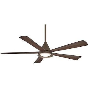 Cone - Ceiling Fan with Light Kit in Transitional Style - 13.75 inches tall by 54 inches wide