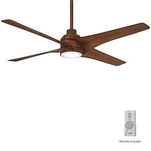 Swept - LED Ceiling Fan in Transitional Style - 14.5 inches tall by 56 inches wide
