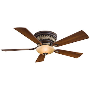 Calais - Ceiling Fan with Light Kit in Traditional Style - 12 inches tall by 52 inches wide