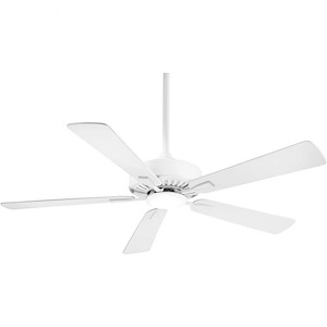 Contractor - 5 Blade Ceiling Fan with Light Kit-15.5 Inches Tall and 52 Inches Wide
