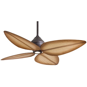 Gauguin - Outdoor Ceiling Fan with Light Kit in Transitional Style - 14 inches tall by 52 inches wide - 158966