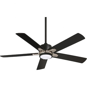 Stout - 54 Inch 5 Blade Ceiling Fan with Light Kit