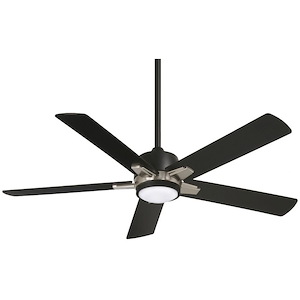 Stout - 54 Inch 5 Blade Ceiling Fan with Light Kit