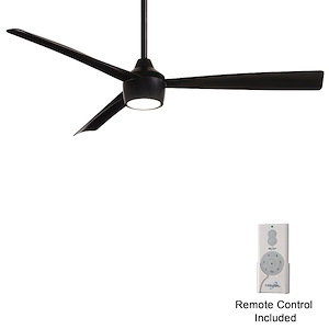 Skinnie - 56 Inch Ceiling Fan with Light Kit