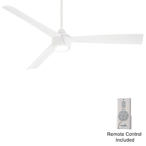 Skinnie - 56 Inch Ceiling Fan with Light Kit - 1048944