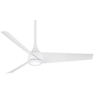 Twist - 3 Blade Ceiling Fan with Light Kit-14.5 Inches Tall and 52 Inches Wide