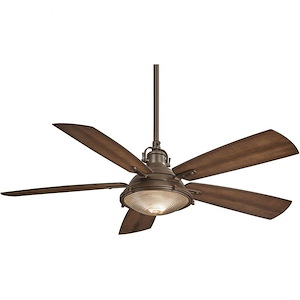 Groton - 5 Blade Ceiling Fan with Light Kit-20 Inches Tall and 56 Inches Wide