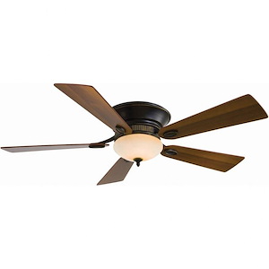 Delano II - 5 Blade Ceiling Fan with Light Kit-11 Inches Tall and 52 Inches Wide
