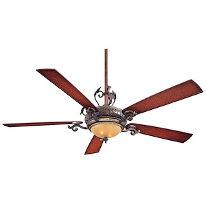 Napoli - Ceiling Fan with Light Kit in Traditional Style - 26.5 inches tall by 68 inches wide - 1209390