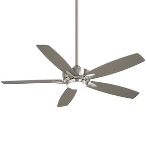 Kelvyn - 5 Blade Ceiling Fan with Light Kit-14.88 Inches Tall and 52 Inches Wide