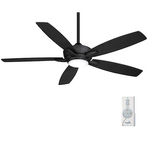 Kelvyn - 5 Blade Ceiling Fan with Light Kit-14.88 Inches Tall and 52 Inches Wide