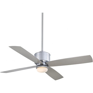Strata - 4 Blade Ceiling Fan with Light Kit-18 Inches Tall and 52 Inches Wide - 1288832