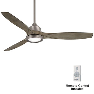 Sky Hawk - Ceiling Fan with Light Kit - 15.5 inches tall by 60 inches wide