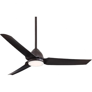 Java Led - Ceiling Fan with Light Kit in Contemporary Style - 14.75 inches tall by 54 inches wide
