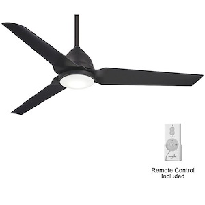 Java - Ceiling Fan with Light Kit in Contemporary Style - 14.75 inches tall by 54 inches wide - 896862