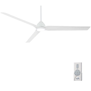 Java Xtreme 84 - 3 Blade Ceiling Fan with Light Kit-15.5 Inches Tall and 84 Inches Wide