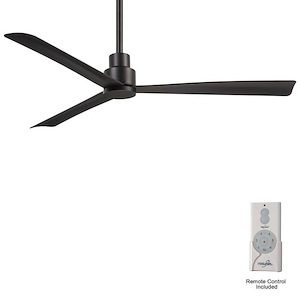 Simple - Outdoor Ceiling Fan in Transitional Style - 12.75 inches tall by 52 inches wide - 536277