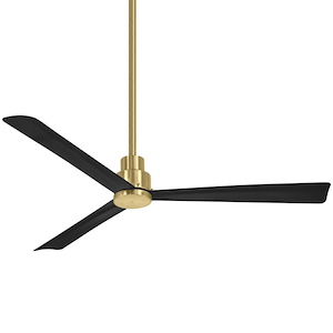 Simple - 3 Blade Outdoor Ceiling Fan In Contemporary Style-12.63 Inches Tall and 52 Inches Wide - 1288837