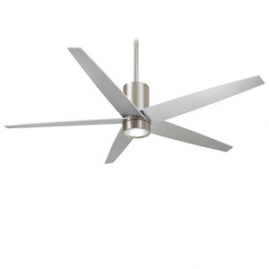 Symbio - Ceiling Fan with Light Kit in Contemporary Style - 17.75 inches tall by 56 inches wide