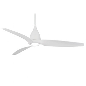 Tear - Ceiling Fan with Light Kit in Transitional Style - 16 inches tall by 60 inches wide