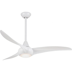 Light Wave - 52 Inch 3 Blade Ceiling Fan with Light Kit