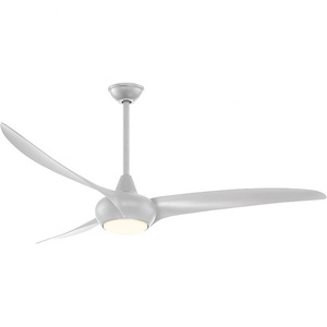 Light Wave - 65 Inch 3 Blade Ceiling Fan with Light Kit - 1052362