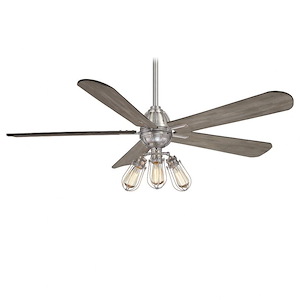 Alva - Ceiling Fan with Light Kit in Transitional Style - 20.5 inches tall by 56 inches wide