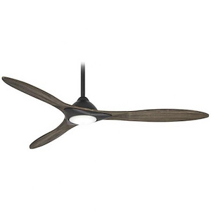 Sleek - LED Ceiling Fan in Contemporary Style - 13 inches tall by 60 inches wide