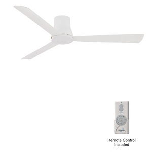 Simple Flush 60 - 3 Blade Flush Mount Ceiling Fan-9 Inches Tall and 60 Inches Wide