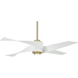 Artemis IV - Ceiling Fan with Light Kit in Contemporary Style - 16 inches tall by 64 inches wide