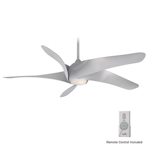 Artemis XL5 - Ceiling Fan with Light Kit in Transitional Style - 13.75 inches tall by 62 inches wide