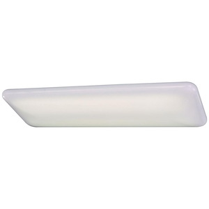 4 Light Flush Mount in Transitional Style - 4.5 inches tall by 17 inches wide