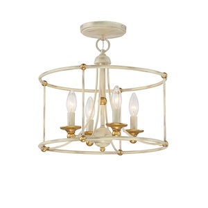 Westchester County - 4 Light Semi-Flush Mount - 14.75 inches tall by 15.75 inches wide - 978087