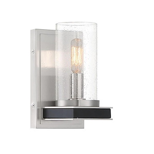 Cole's Crossing - 1 Light Wall Sconce - 8.25 inches tall by 5 inches wide - 1209291